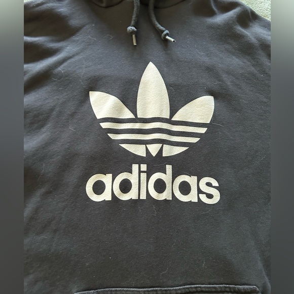 Black Adidas Classic Hoodie Men’s XL - Picture 4 of 6
